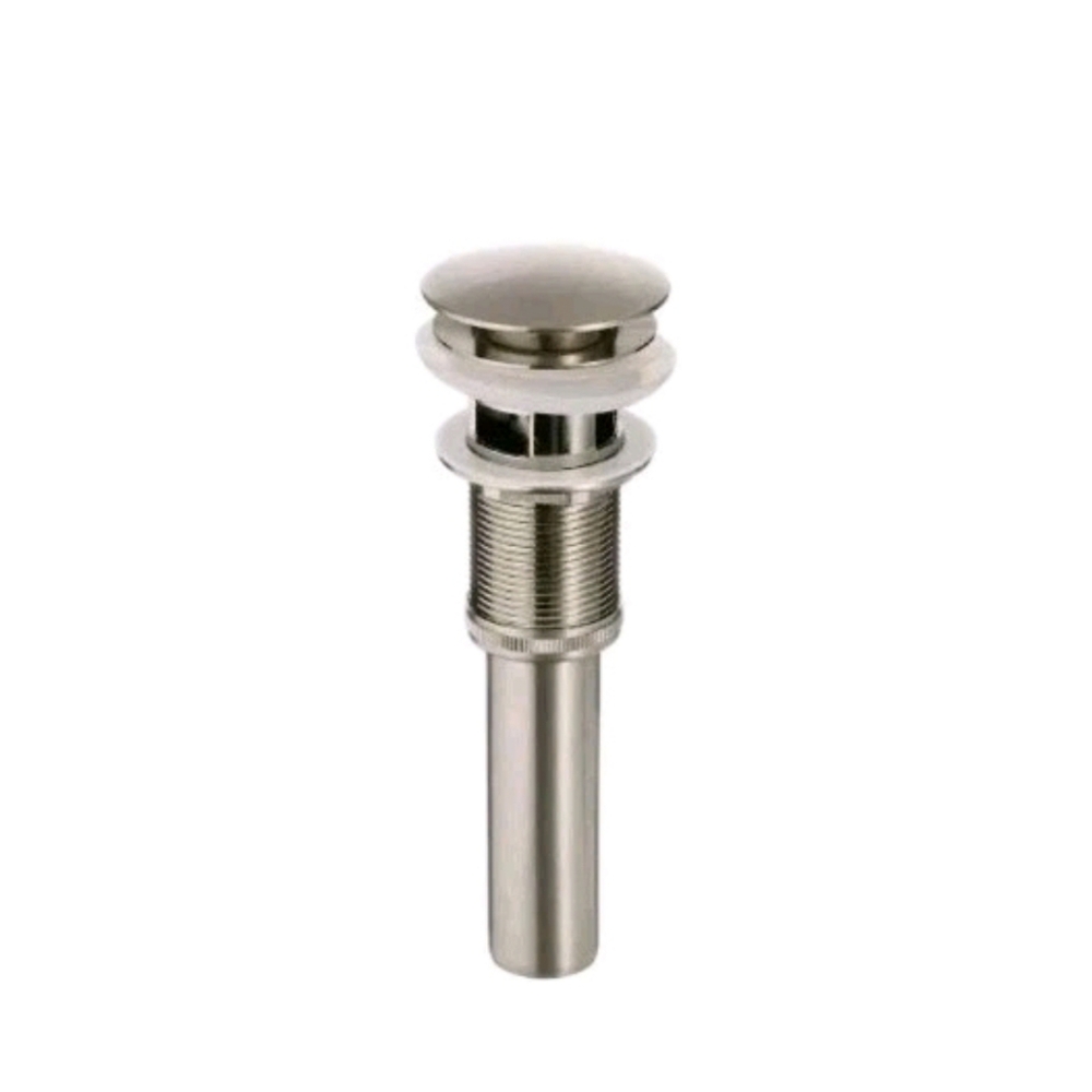 KRAUS Pop-Up Drain with Overflow, Satin Nickel